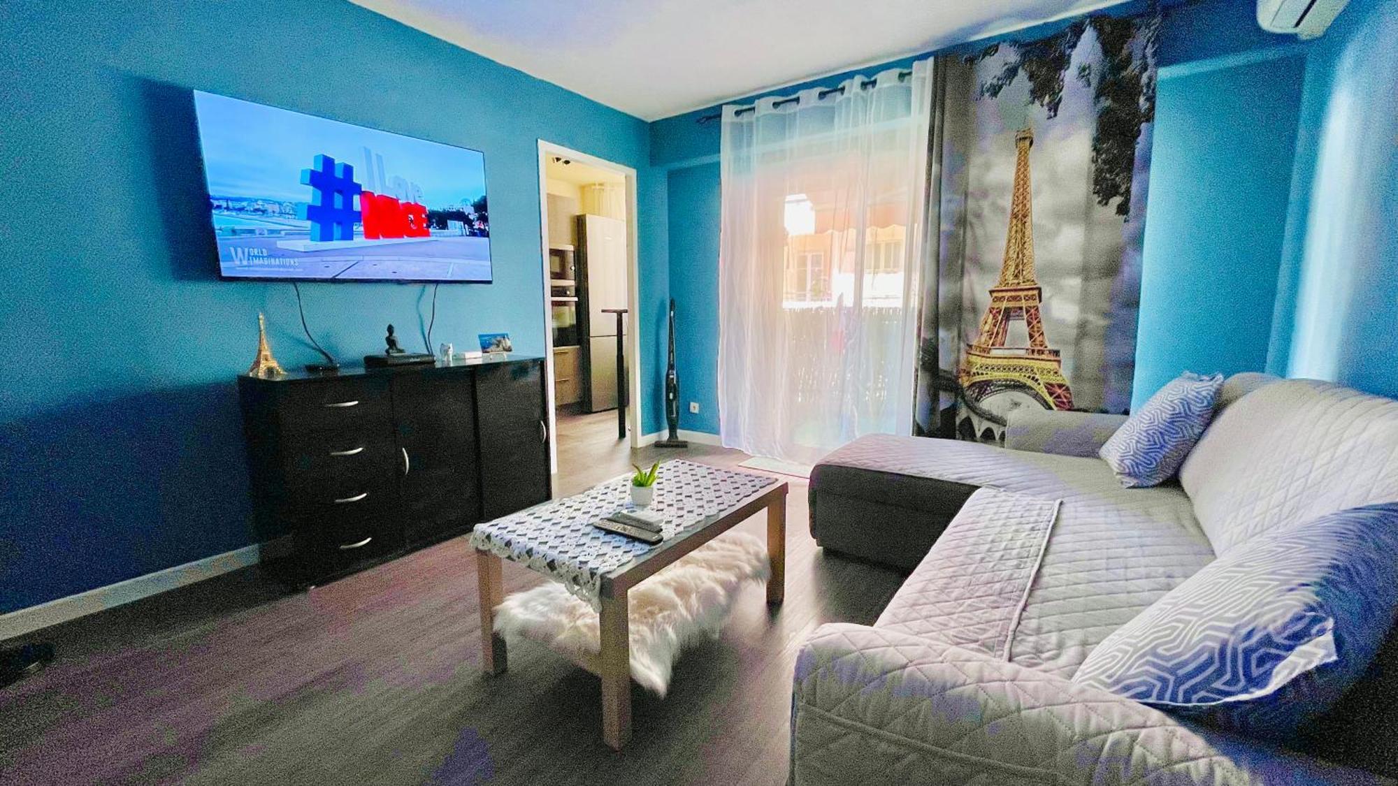 Confortable A Centre Cote Bel Terrasse Paddle Appartement Nice