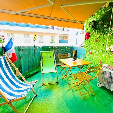 Confortable Studio A Nice Centre Cote Plage Bel Terrasse Paddle Extérieur photo