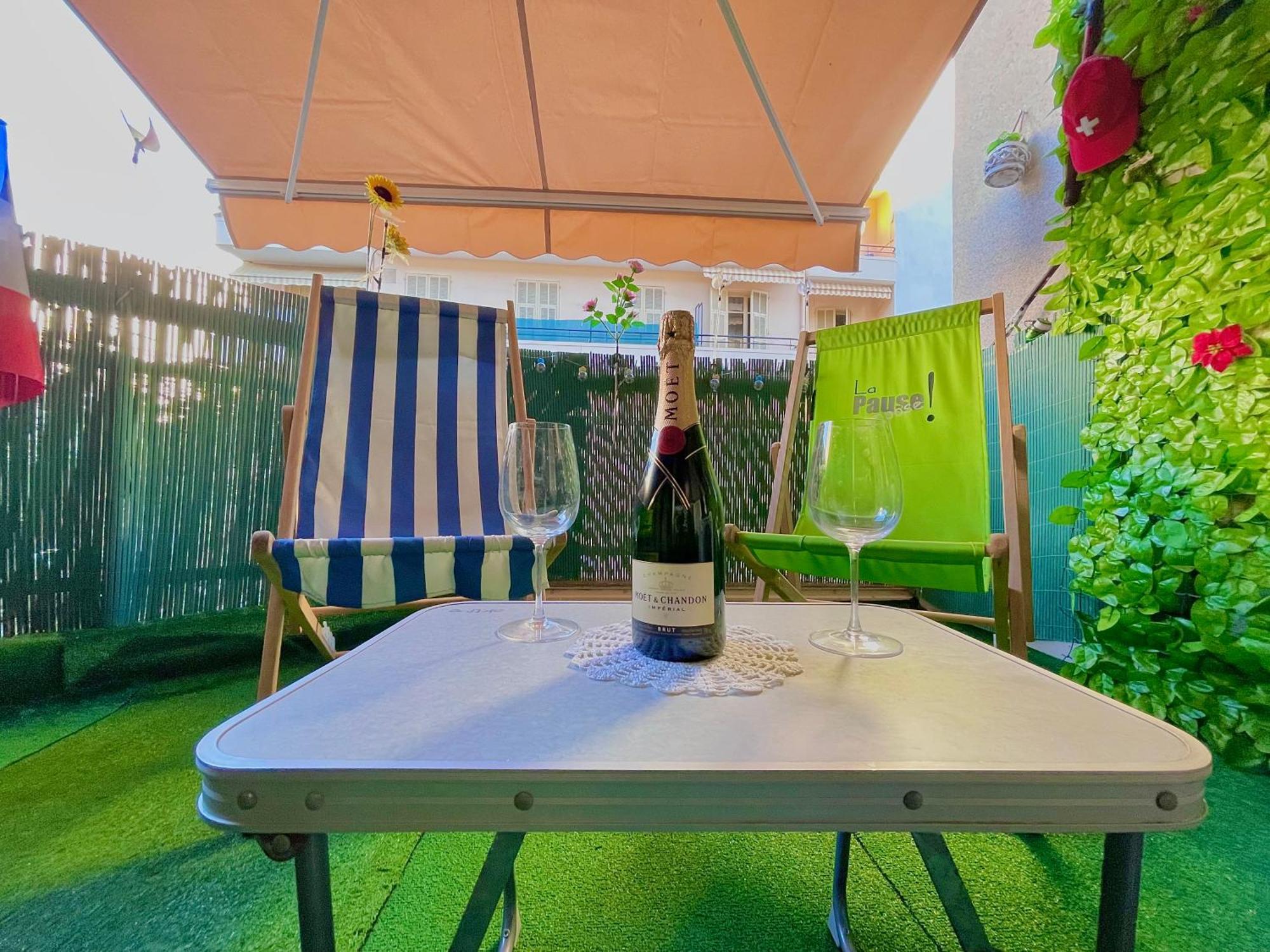 Confortable A Centre Cote Bel Terrasse Paddle Nice